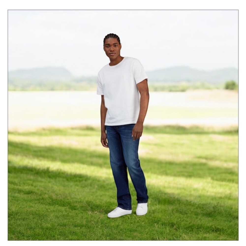 American Eagle Men’s Relaxed Fit Jean -EUC -31x32 -great fade ,wash and fit !😍​​